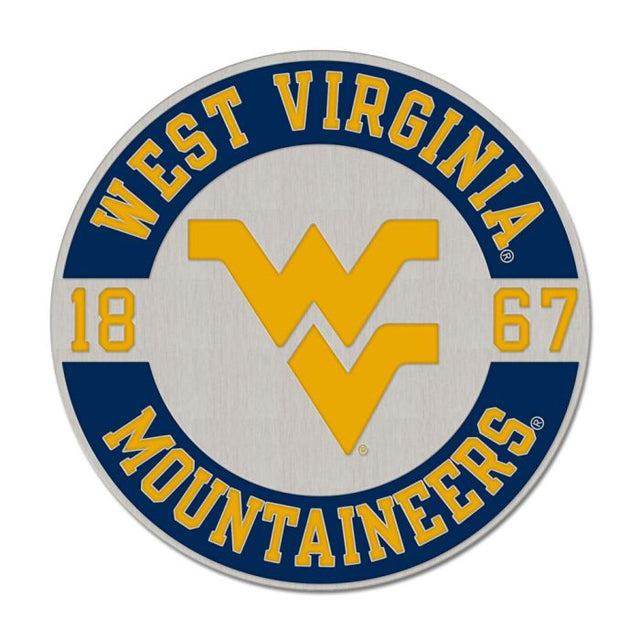 West Virginia Mountaineers Collector Enamel Pin Jewelry Card