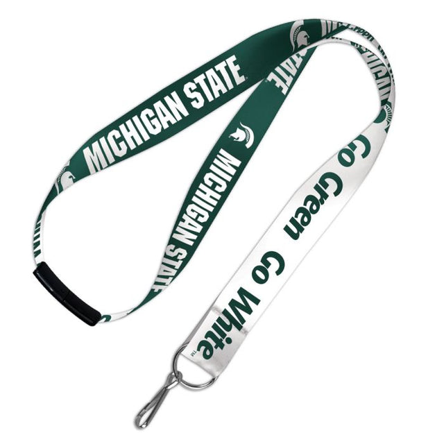 Michigan State Spartans Lanyards w/Breakaway 1"