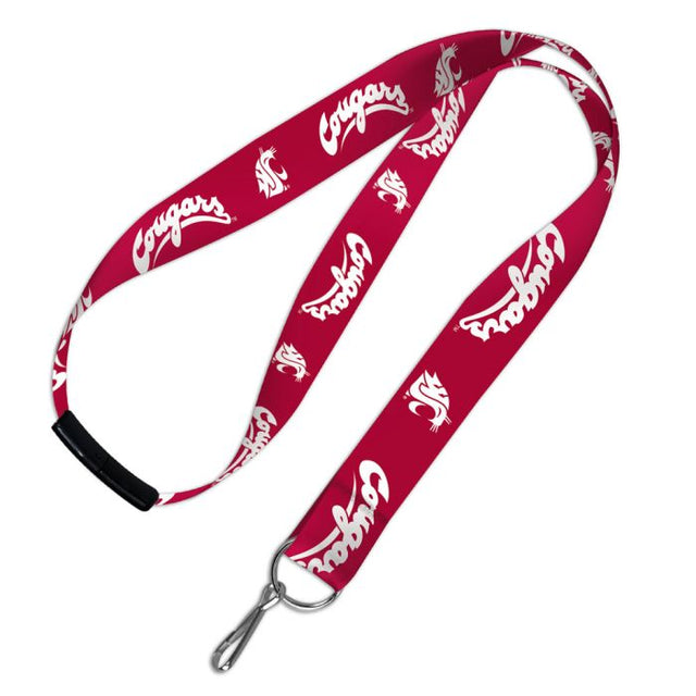 Cordones de los Washington State Cougars con cierre de seguridad de 1"