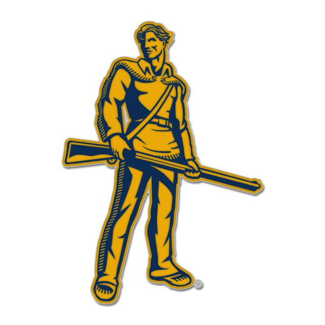 West Virginia Mountaineers Mascot Collector Enamel Pin Jewelry Card