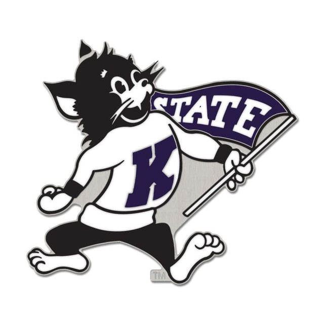 Kansas State Wildcats Collector Enamel Pin Jewelry Card