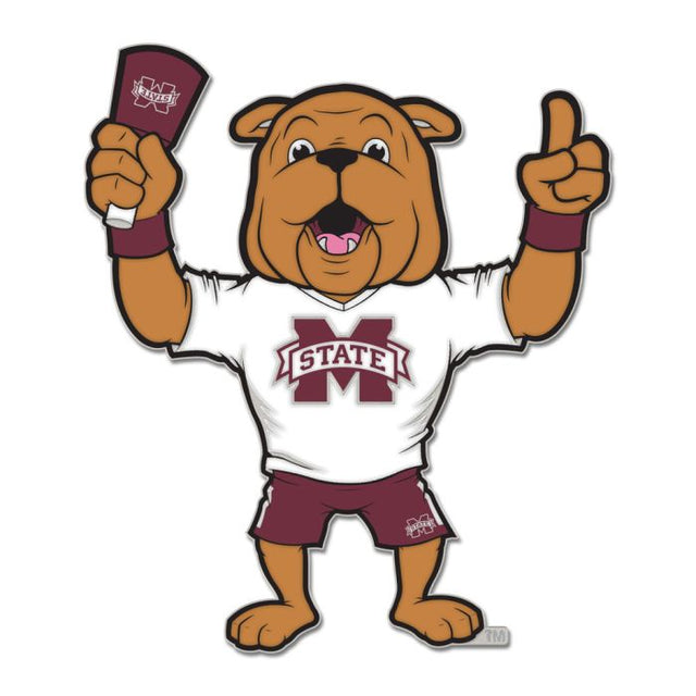 Mississippi State Bulldogs MASCOT Collector Enamel Pin Jewelry Card