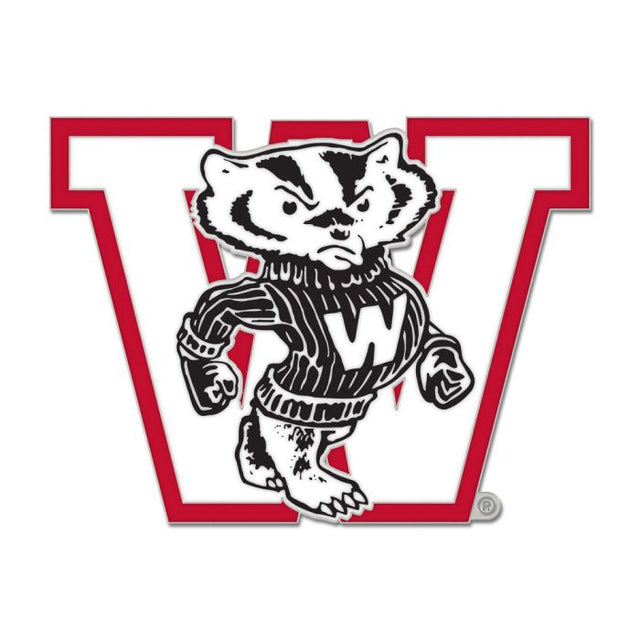 Wisconsin Badgers / Vintage Collegiate Collector Enamel Pin Jewelry Card