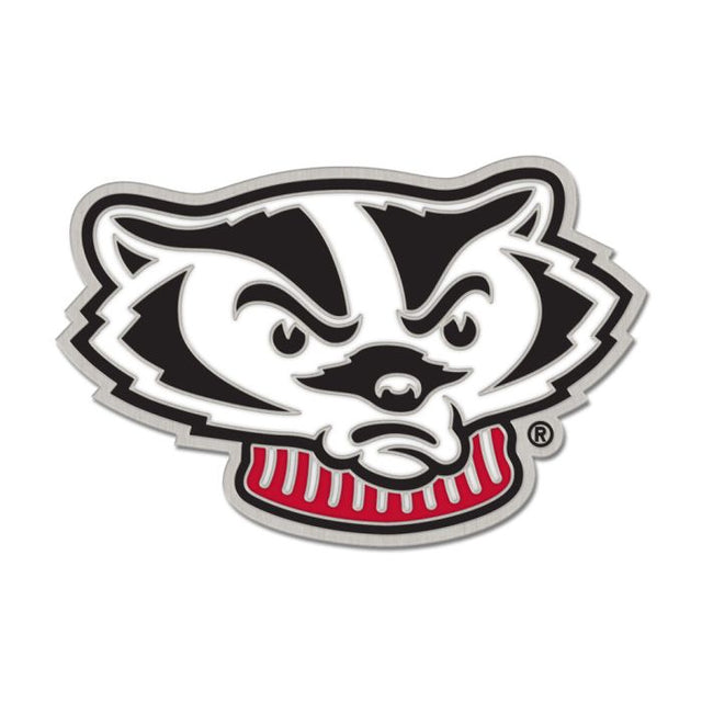 Wisconsin Badgers Collector Enamel Pin Jewelry Card