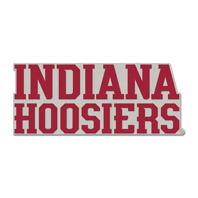 印第安纳州 Hoosiers 收藏家珐琅别针珠宝卡