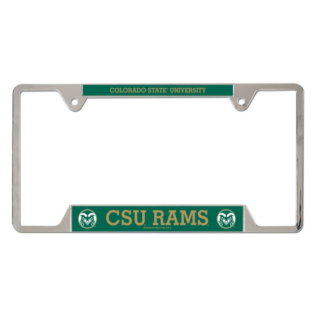 Colorado State Rams Metal License Plate Frame