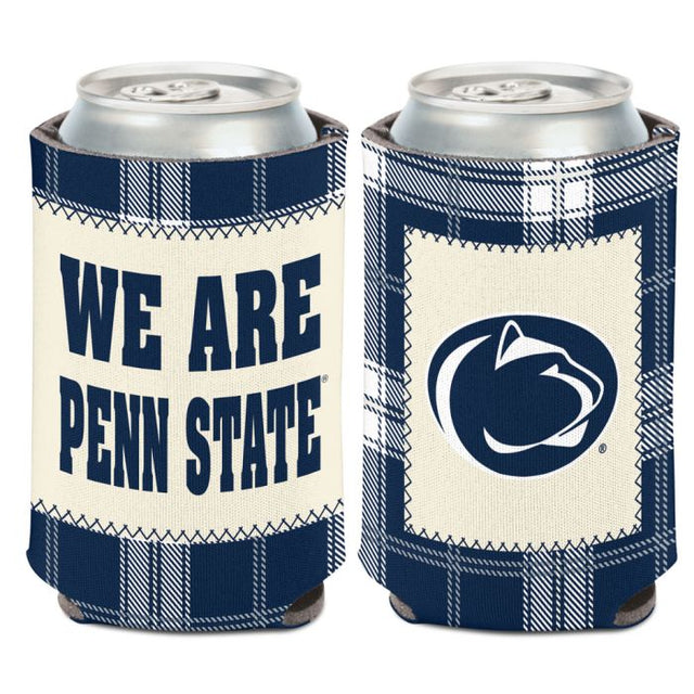 Penn State Nittany Lions PLAID PATCH Can Cooler 12 oz.