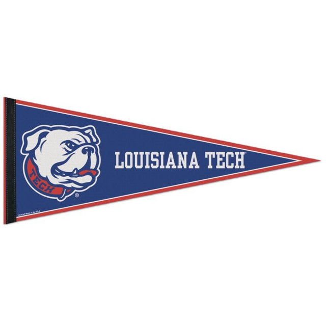 Banderín clásico de los Louisiana Tech Bulldogs, en cartulina de 12" x 30"