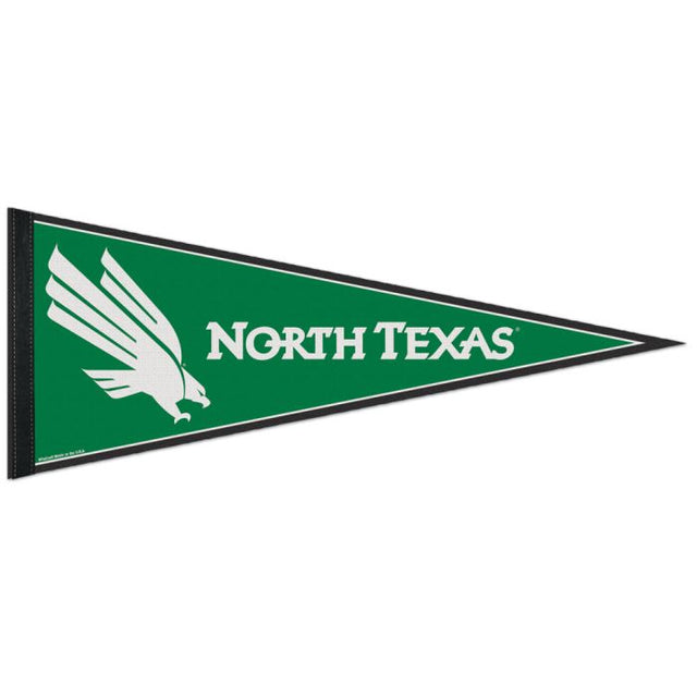 North Texas Mean Green Classic Pennant, carded 12" x 30"