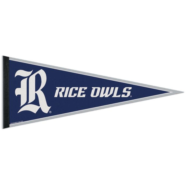 Banderín clásico de Rice Owls, en cartulina de 12" x 30"