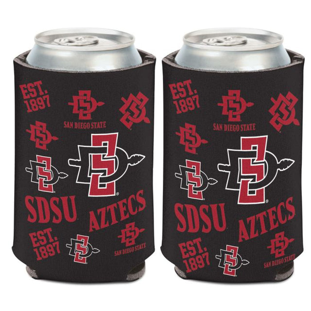 Enfriador de lata de 12 oz de San Diego State Aztecs.