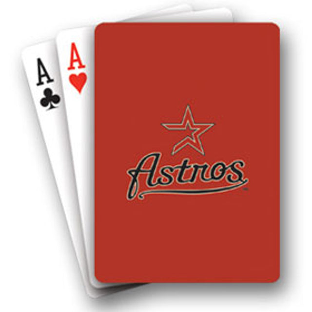 Naipes de los Houston Astros con placa de diamante