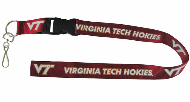 Cordón de Virginia Tech Hokies - Breakaway con llavero