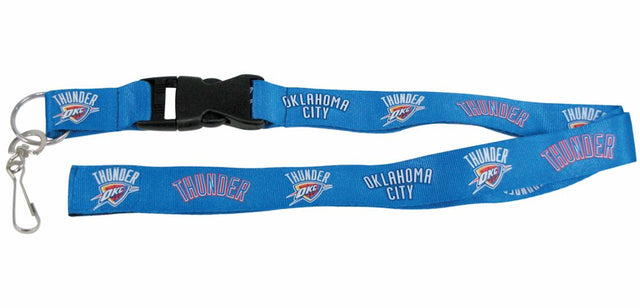 Oklahoma City Thunder Lanyard - Breakaway with Key Ring