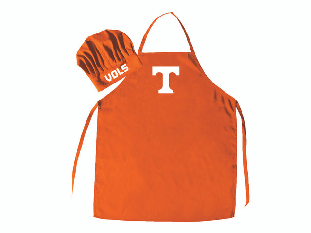 Conjunto de gorro de chef y delantal de Tennessee Volunteers