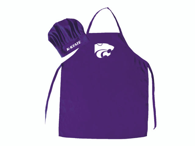 Conjunto de delantal y gorro de chef de Kansas State Wildcats