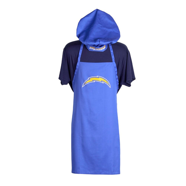 Conjunto de delantal y gorro de chef alternativo de Los Angeles Chargers