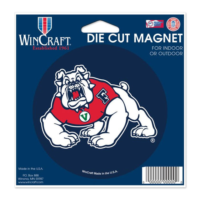 Fresno State Bulldogs Die Cut Magnet 4.5" x 6"