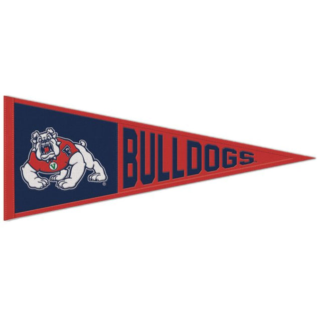 Fresno State Bulldogs Wool Pennant 13" x 32"