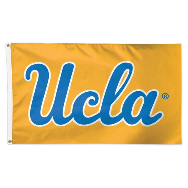 Bandera de los UCLA Bruins con fondo dorado: Deluxe, 3' X 5'