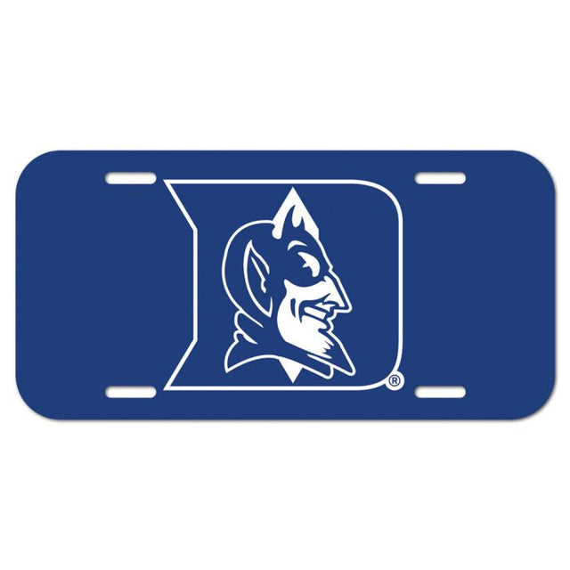 Duke Blue Devils License Plate