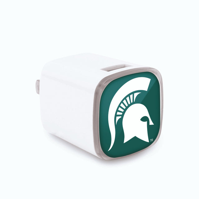 Cargador de pared de los Spartans del estado de Michigan CO