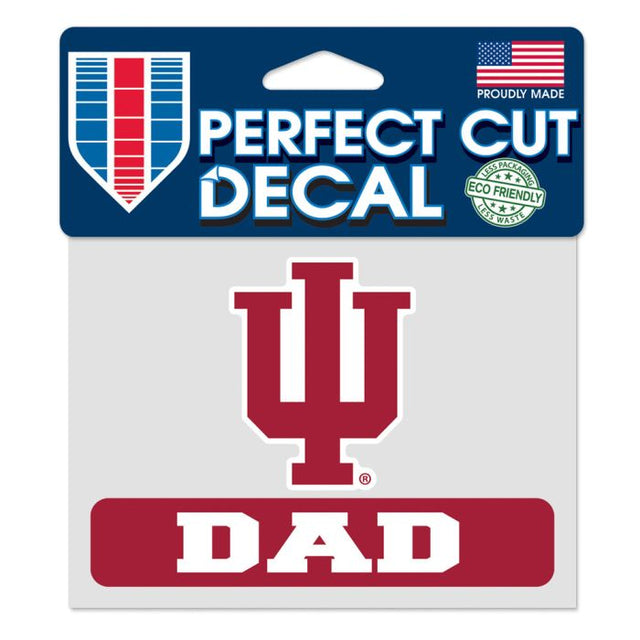 Calcomanía de color de corte perfecto de Indiana Hoosiers de 4,5" x 5,75"