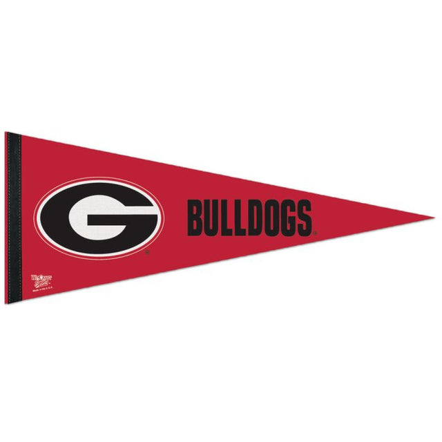 Banderín premium de Georgia Bulldogs de 12" x 30"