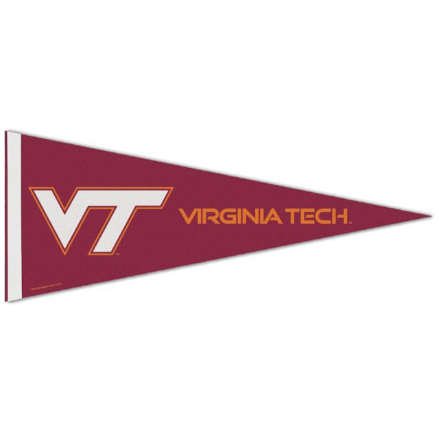 Banderín premium de Virginia Tech Hokies de 12" x 30"