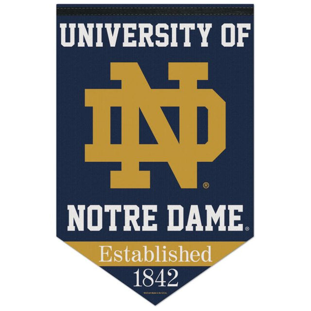 Notre Dame Fighting Irish Premium Felt Banner 17" x 26"