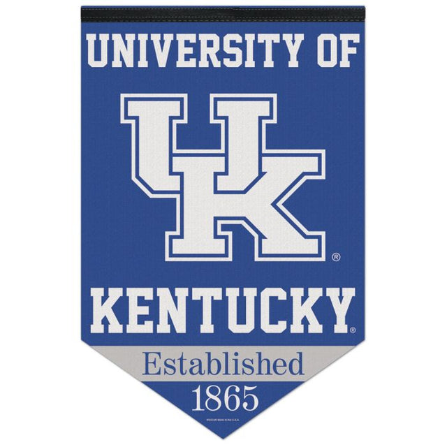 Bandera de fieltro premium de Kentucky Wildcats de 17" x 26"