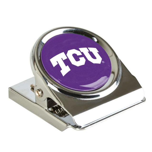 TCU Horned Frogs Metal Magnet Clip