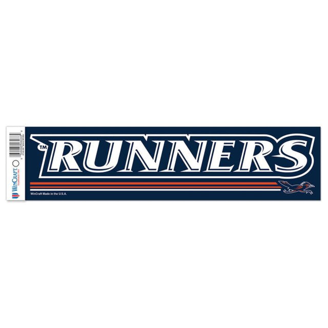 Texas San Antonio Roadrunners Bumper Strip 3" x 12"