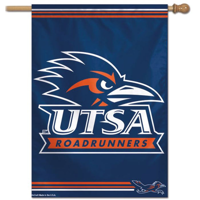 Bandera vertical de los San Antonio Roadrunners de Texas, 28" x 40"