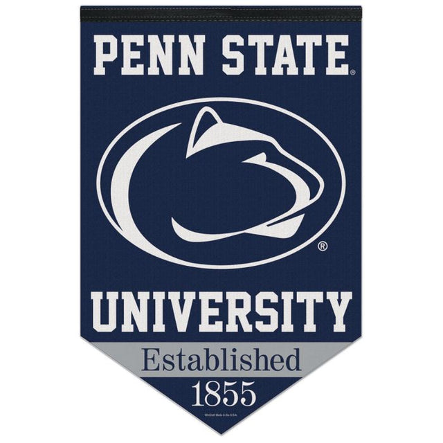 Penn State Nittany Lions CHEVRON Premium Felt Banner 17" x 26"