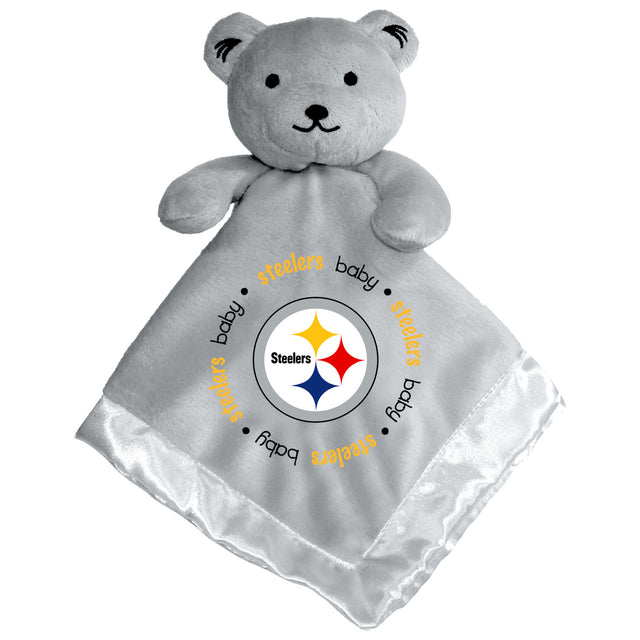 Oso de seguridad gris de los Pittsburgh Steelers