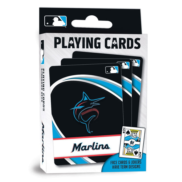 Miami Marlins Playing Cards Logo