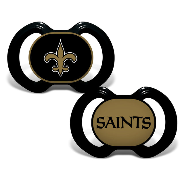 Paquete de 2 chupetes alternativos de los New Orleans Saints