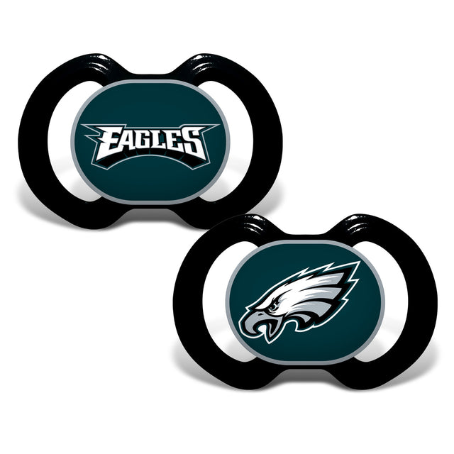 Paquete de 2 chupetes alternativos de los Philadelphia Eagles