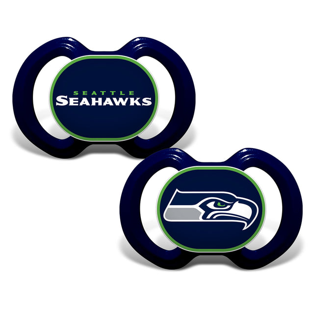 Paquete de 2 chupetes de los Seattle Seahawks