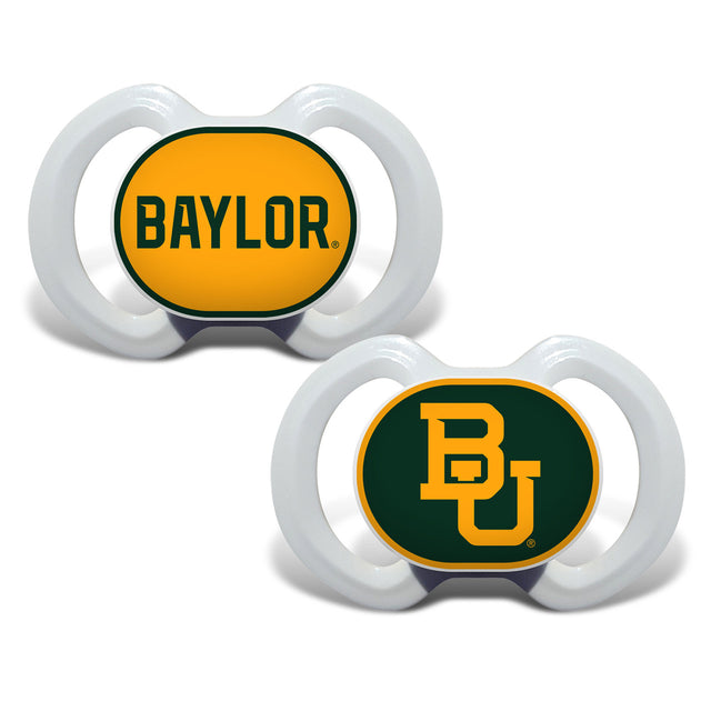 Paquete de 2 chupetes de los Baylor Bears