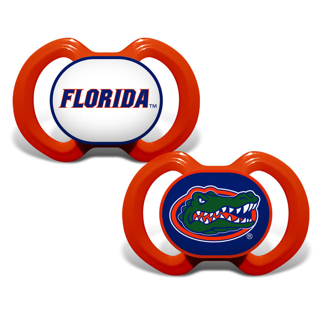 Paquete de 2 chupetes Florida Gators