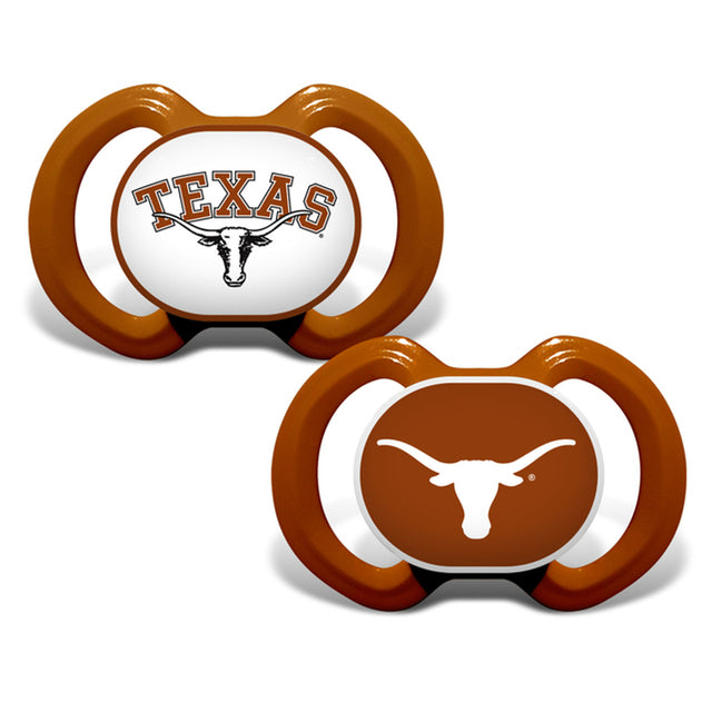 Paquete de 2 chupetes Texas Longhorns