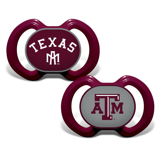 Paquete de 2 chupetes de Texas A&amp;M Aggies