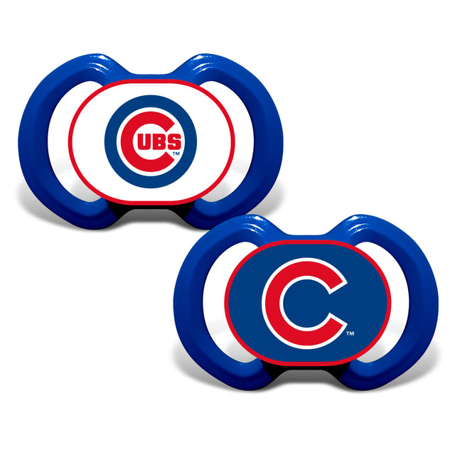 Paquete de 2 chupetes alternativos de los Chicago Cubs