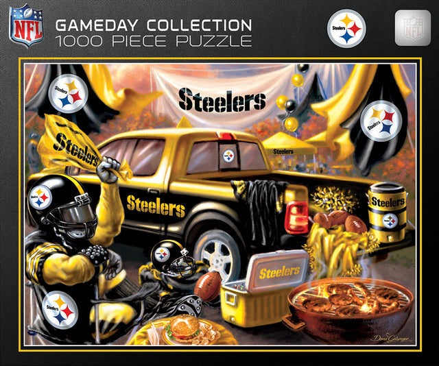 Rompecabezas de 1000 piezas de los Pittsburgh Steelers con diseño de día de juego