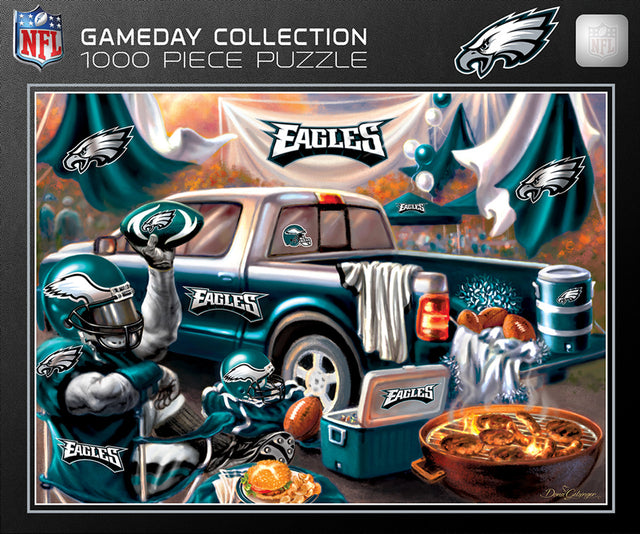 Rompecabezas de 1000 piezas de los Philadelphia Eagles con diseño de día de juego