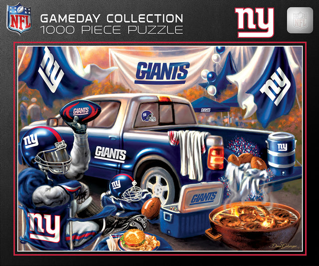 Rompecabezas de 1000 piezas de los New York Giants con diseño de día de juego