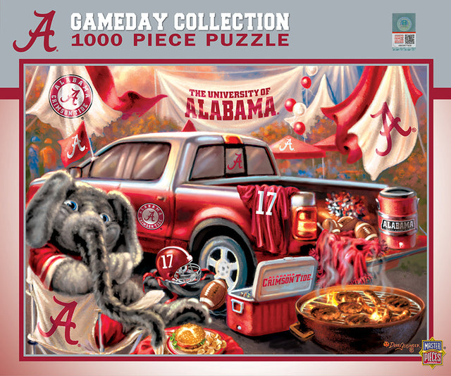 Rompecabezas de 1000 piezas de Alabama Crimson Tide con diseño de día de juego