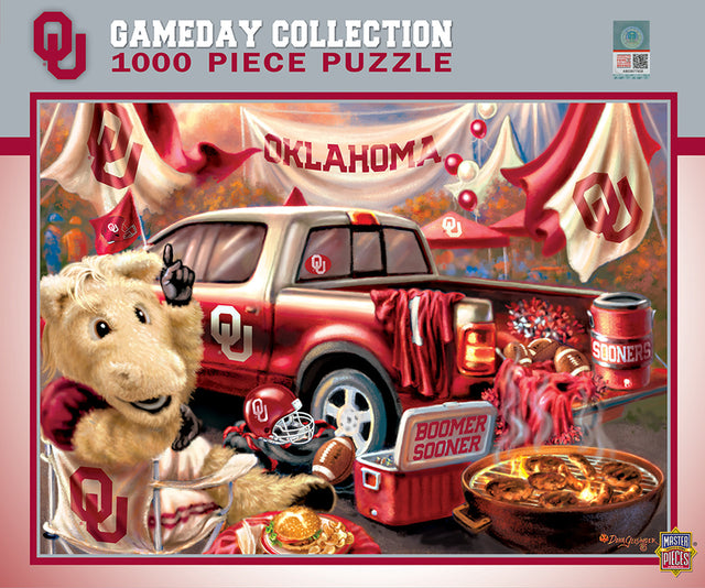 Oklahoma Sooners Puzzle 1000 Piece Gameday Design